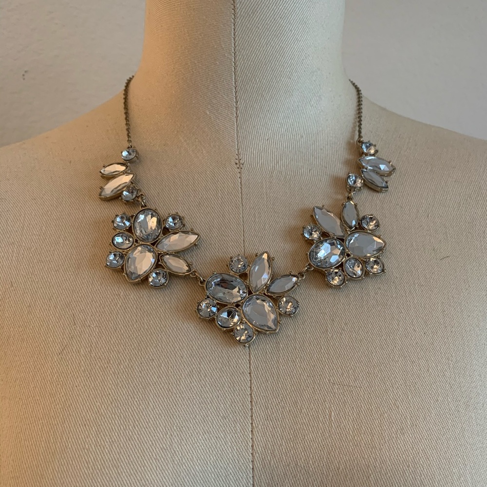 Banana Republic Gold Tone Statement Necklace